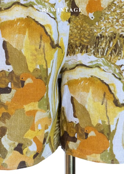 芥末黃河邊風景短褲（24-28"）4