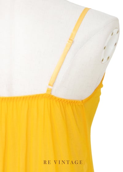 耀眼雙洞の橘黃蕾絲背心10