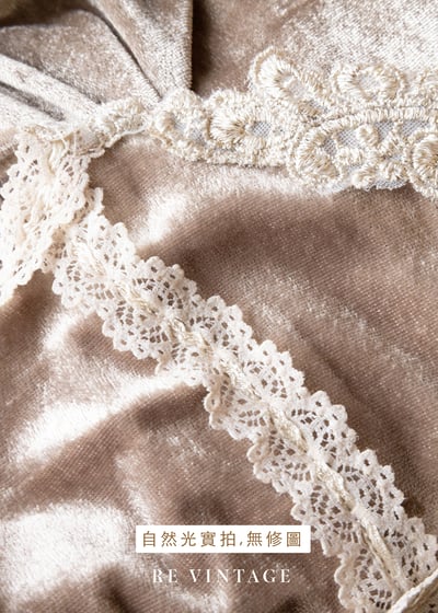 閃耀月光蕾絲絨布背心11