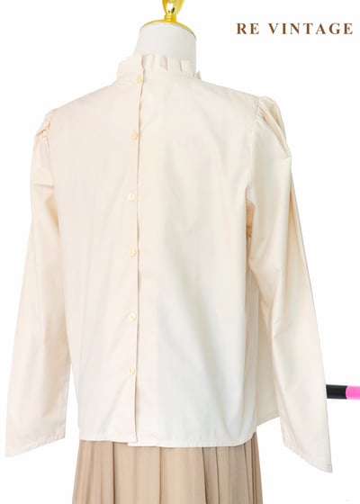 奶油褶影古典少女上衣6