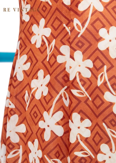 Orange juice 白色小花長洋裝6