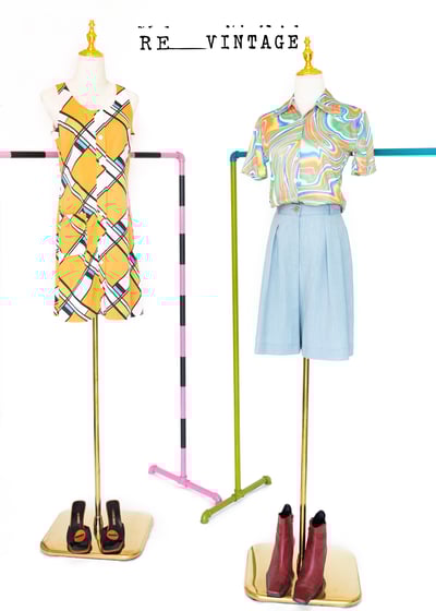 『法國寶物』菱格小橘子夏日洋裝3