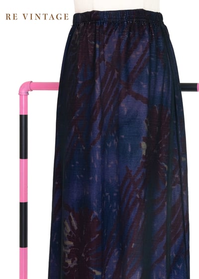 宇宙星雲之花黑網紗長裙（22-32"）8