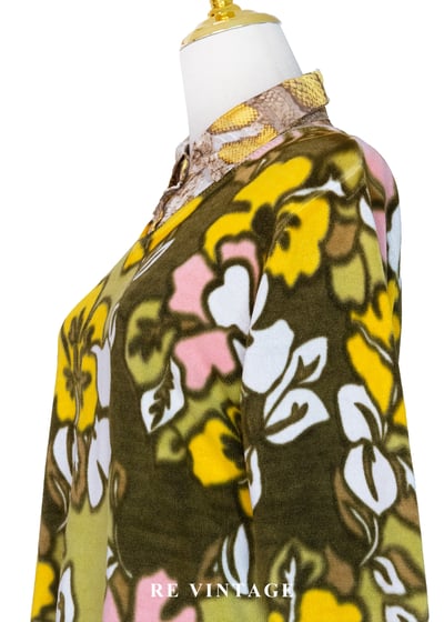 幻彩大花野性花園薄款針織毛衣8