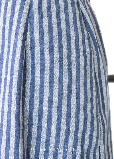 Blue Voyage海風藍白直條長裙（24"）6
