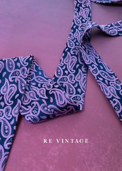 深海裡的紫色流雲蟲佩斯利領帶1