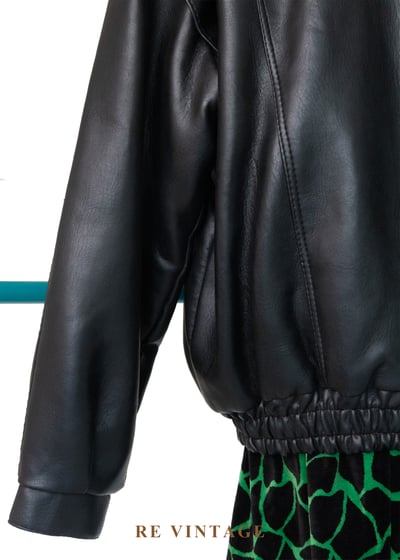 質感單品 - 冬季帥氣雙穿寬版皮革外套14