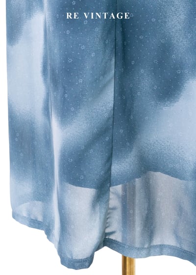 雲的形狀小花的溫度長洋裝13