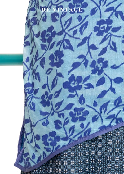 不對稱花朵蔓生細肩帶背心10