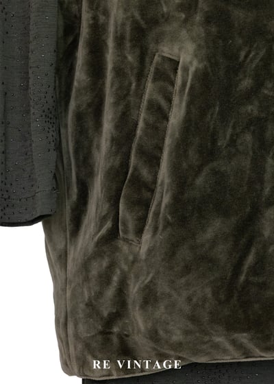 綠精靈絨布尼龍雙面穿背心6