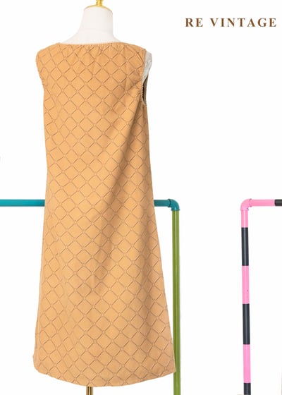 午後蜂蜜網格洋裝11