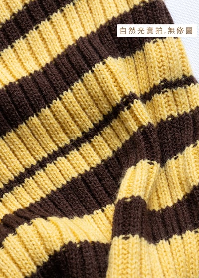Bumblebee 線條高領針織毛衣15