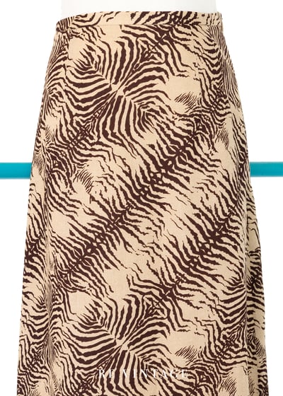 棕色迷途紋路美裙（～26"）3