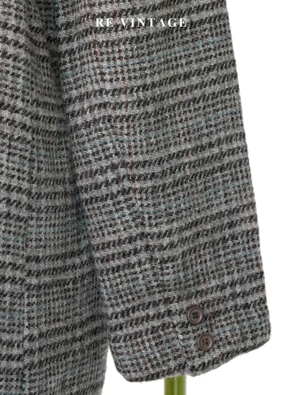 暮色灰圖書館格紋西裝外套13