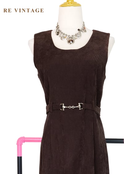 質感單品 - 濃郁可可貴族收腰長洋裝7