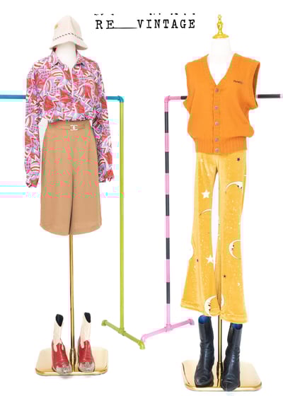 亮亮鑽石小釦奶茶色及膝短褲（26.5"）7