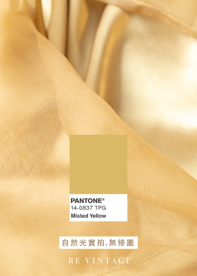 奶黃金莎色交疊網紗長裙（26"）13