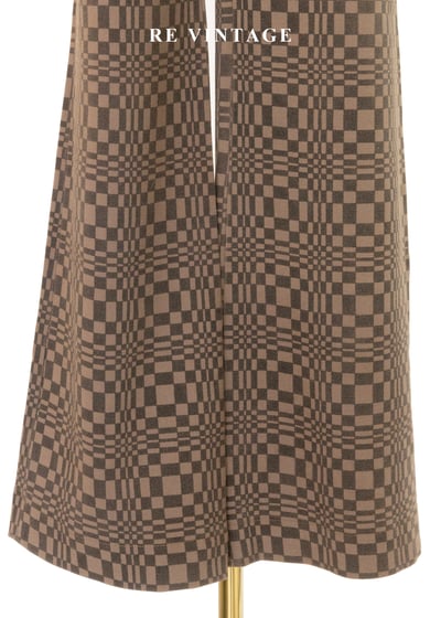 率性的復古棋盤格美褲（28"）4