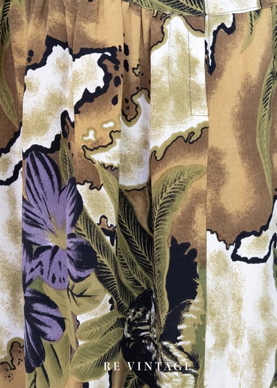 Tropic Mirage 熱帶幻影紫花天堂中長裙（24-29")）11