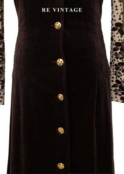 質感單品 - 金圈摩卡絨布長洋裝4