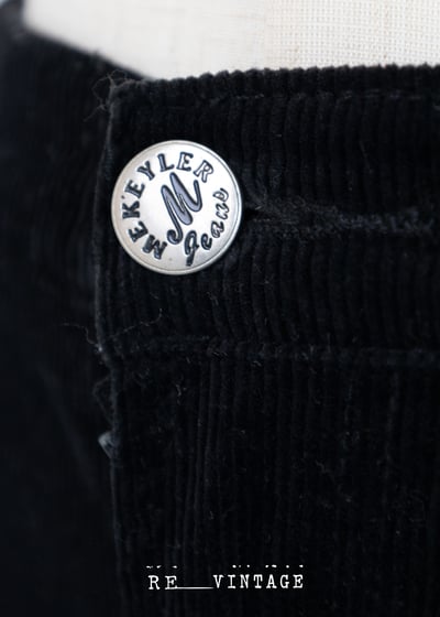 美少女愛心燈芯絨黑色長褲6