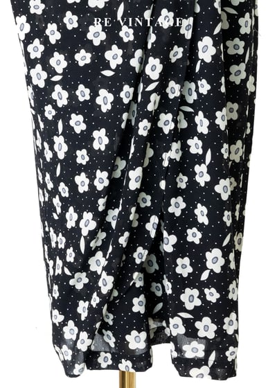 黑白映畫 - 法式雛菊氣質洋裝6