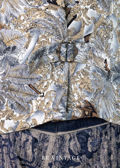 巴洛克繁花西裝式背心10