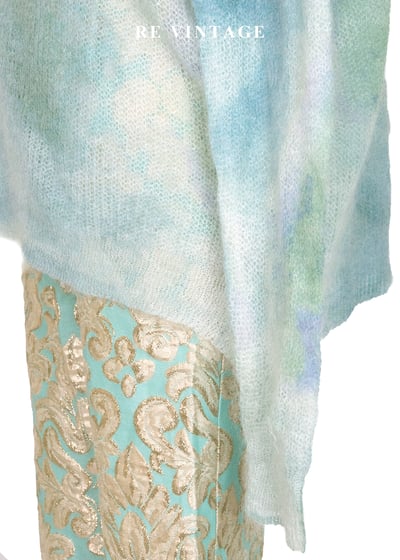 莫內的池畔暈染針織薄款毛衣9