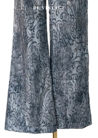 灰墨花影帥氣長褲（28"）7