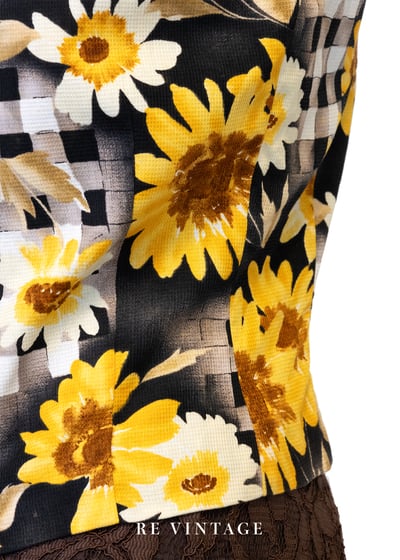 棋盤上の向日葵小畫家背心11