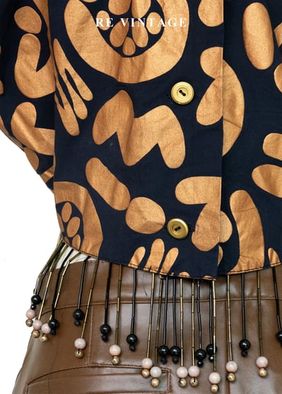 爵士年代的金色雨絲造型上衣14