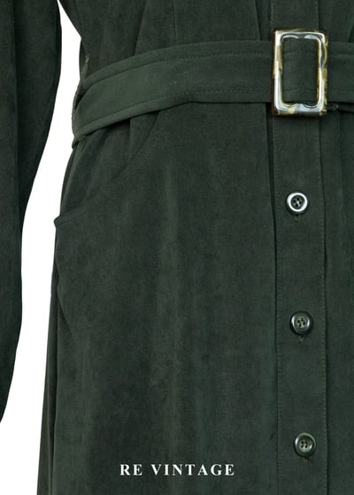 質感單品 - 深橄欖綠冒險王國小童軍長洋裝8