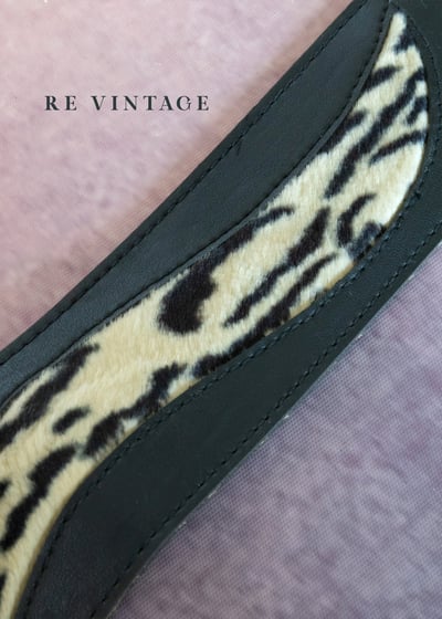 雕花豹紋復古皮帶5