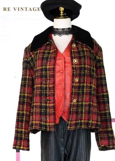 日本製 - 巴黎秋天明亮格紋西裝外套8