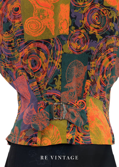 霓虹橘異象聲波迷宮背心11