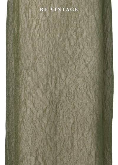苔蘚與晨露橄欖綠長裙（26"）4