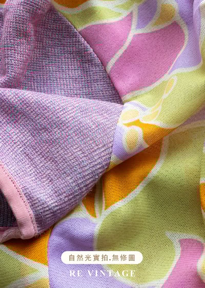 Peach Soda 果汁花樣拼接上衣13