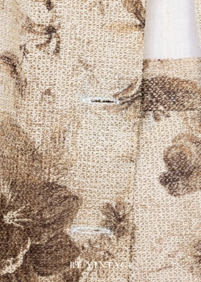 套裝背心 - 棕影花語舊夢背心7