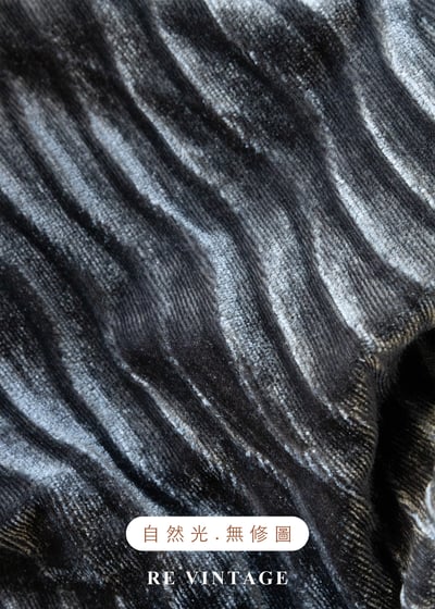 銀河漫遊 - 水波紋壓褶絨布長裙（24-30"）11