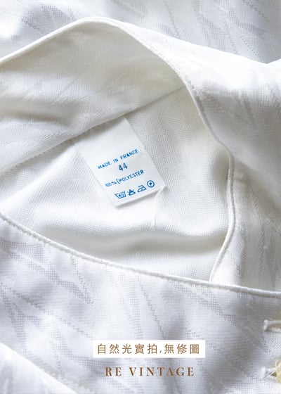 『歐洲寶物』法國製 - 純潔白閃電印花設計感襯衫12