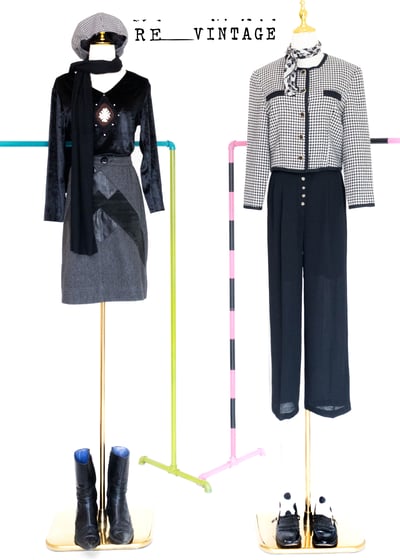 氣質の短版千鳥格紋外套3