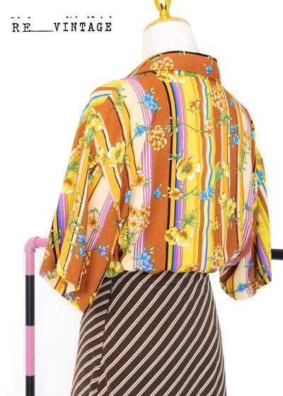 香蕉焦糖千層蛋糕夏日花花襯衫6