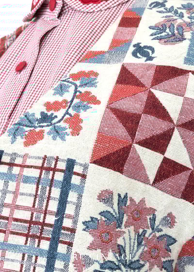 『歐洲寶物』異國風情小花園西裝背心10