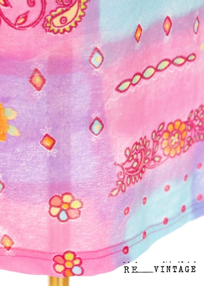 霓虹燈橘色玫瑰短裙（25"）6