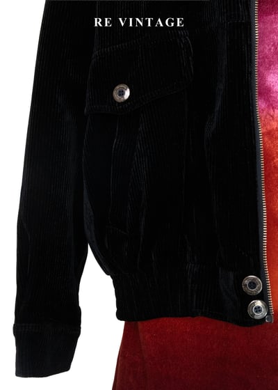 質感單品 - 直紋燈芯絨低調光澤夾克外套6