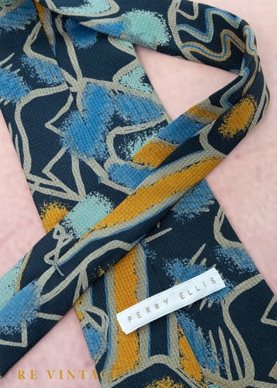 Retro - Futurism 幾何圖騰領帶3