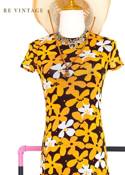 Vivid Orange 百花盛開長洋裝2