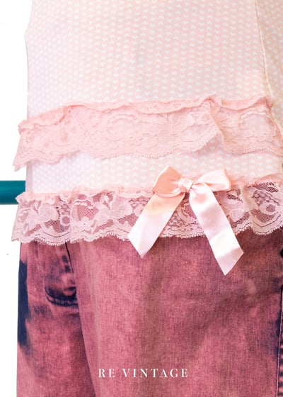 草莓奶霜蕾絲細語小背心6