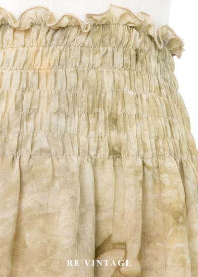 黃棕色霧氣自然暈染長裙（22-28"）5