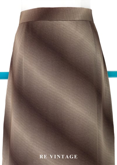 可可斜紋漸層美裙 (28-30")3